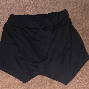 black skort